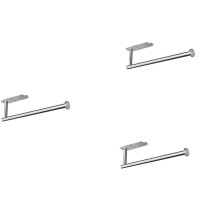 3X Paper Towel Holder Under Cabinet Self Adhesive Kitchen Countertop Wall Mount Paper Towel Holders with Screws