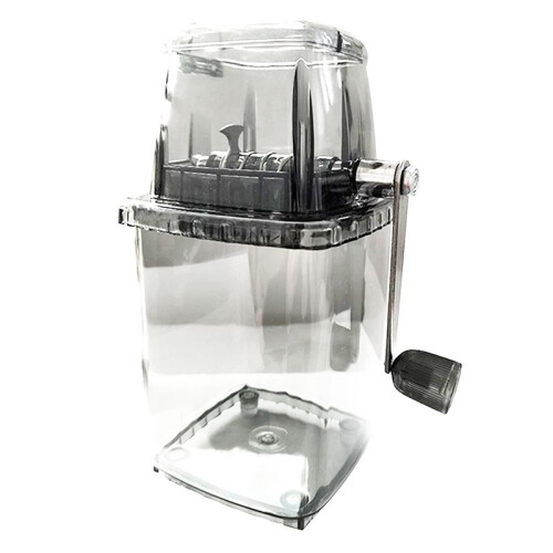 Household Manual Ice Crusher Transparent Multi-Purpose Hand Shaved Ice Machine, Shaved Ice Machine, Transparent 1