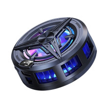 SR02 Magnetic Back-Clip Cooling Radiator Semiconductor Game Cooler for 15/14/13 Pro Max & Android Black