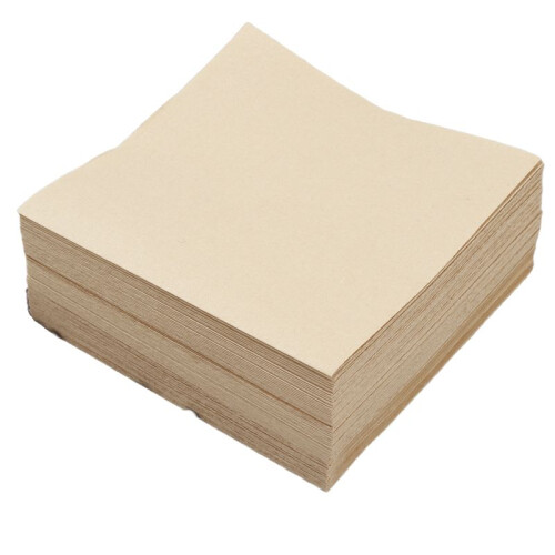 50PCS Square Coffee Filter for 3-10 Cups Natural Unbleached Disposable Coffee Filter Easy Carry Home Office Coffee Maker