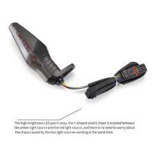 4x Motorcycle Rear Turn Signal Light Tail Lamp Brake Light for S1000RR M1000RR S1000R S1000XR 2019-2023