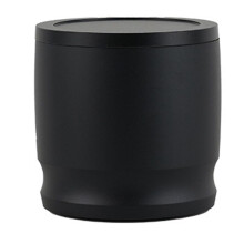 Tasse Doseuse à Café de 58 mm en Alliage D'Aluminium, Entonnoir Doseur pour Expresso, Bol de Brassage, Porte-Filtre, Anneau de Dosage Noir