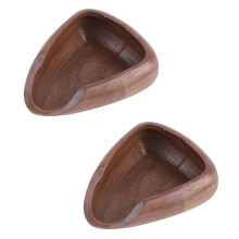 2Pcs Coffee Beans Dosing Cup Weigh Coffee Bean Container Wood Weighing Container Coffee Scoop Coffee Bean Weighing Bowl