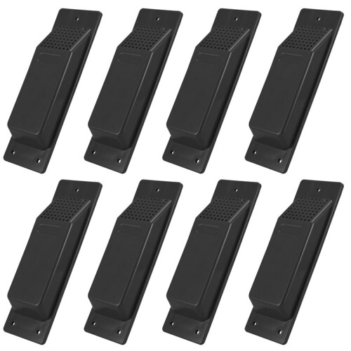 32PCS Shipping Container Air Vent Kit Heavy Duty Shipping Container Accessories Flow Ventilation Kit Black 2