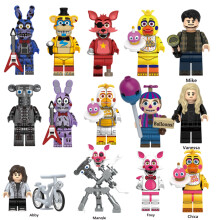 14PCS Five Nights At Freddy's Clockwork Ballora Minifigures Kids Toys Fit Lego