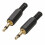 kenable 3.5mm Mono Jack Plug End Gold Solder Yourself [2 Pack] 2