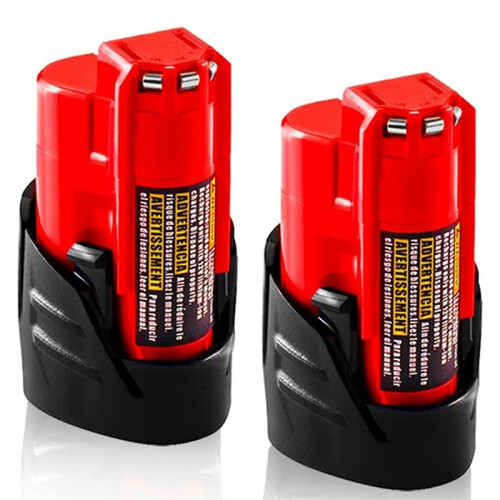 Battery Replacement for  M12 12v: Batteries Lithium Compatible with  12 Volt M12 Cordless Power Tools