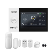 Tuya Wireless GSM Alarm System WiFi Burglar Detection Real- Alerts for Home Garage Office Shop EU Plug