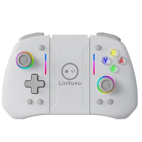 LinYuvo Wireless Gamepad for   with Color Lights Six-Axis Body Sense Back Button Wake  Feature for  A