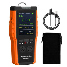 Portable Continuous Quantitative Analysis Ammonia Gas Hold  9000B Detector 0-100ppm Rechargeable with LCD Screen