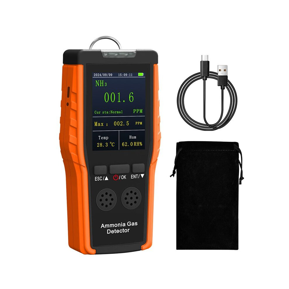 Portable Continuous Quantitative Analysis Ammonia Gas Hold 9000B Detector 0-100Ppm Rechargeable With Lcd Screen 4711227096078