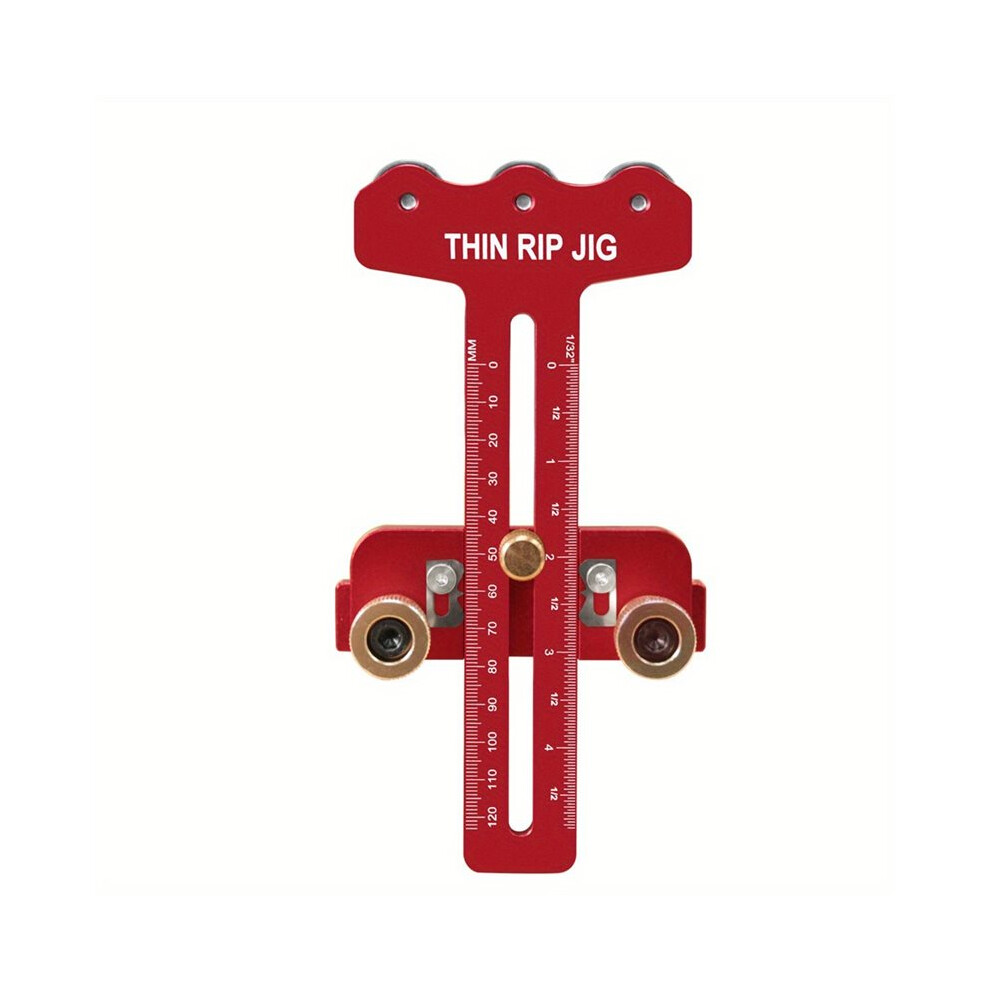 Thin Rip Table Saw Jig,3 Pulleys Thin Rip Jig For Making Repetitive Narrow Strip Cuts 6032967608009
