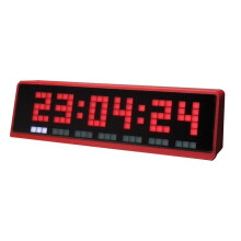 LED Displays Clocks with Weather Clocks Stocks Cryptocurrency Bitcoin Forex Price Desktop Dot Matrix Screen WIFI C