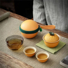 Customize Chinese Tea Set Ceramic Portable Teapot Set Travel Tea Cups of Tea Ceremony Accessories One Pot Two Cup Suit