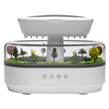 Aroma Humidifier Raindrop Air Humidifier Light White Noise Essential Oil Diffuser Ultrasonic Fragrance Diffuser EU Plug