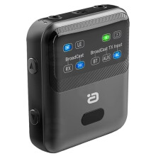 Adapter Audio 5.4 Audio Transceiver LE, Transmisja 1TX do 100+ Urządzeń RX, Udostępnianie, AAC/AptX-AD/LC3, Wtyczka USB EU