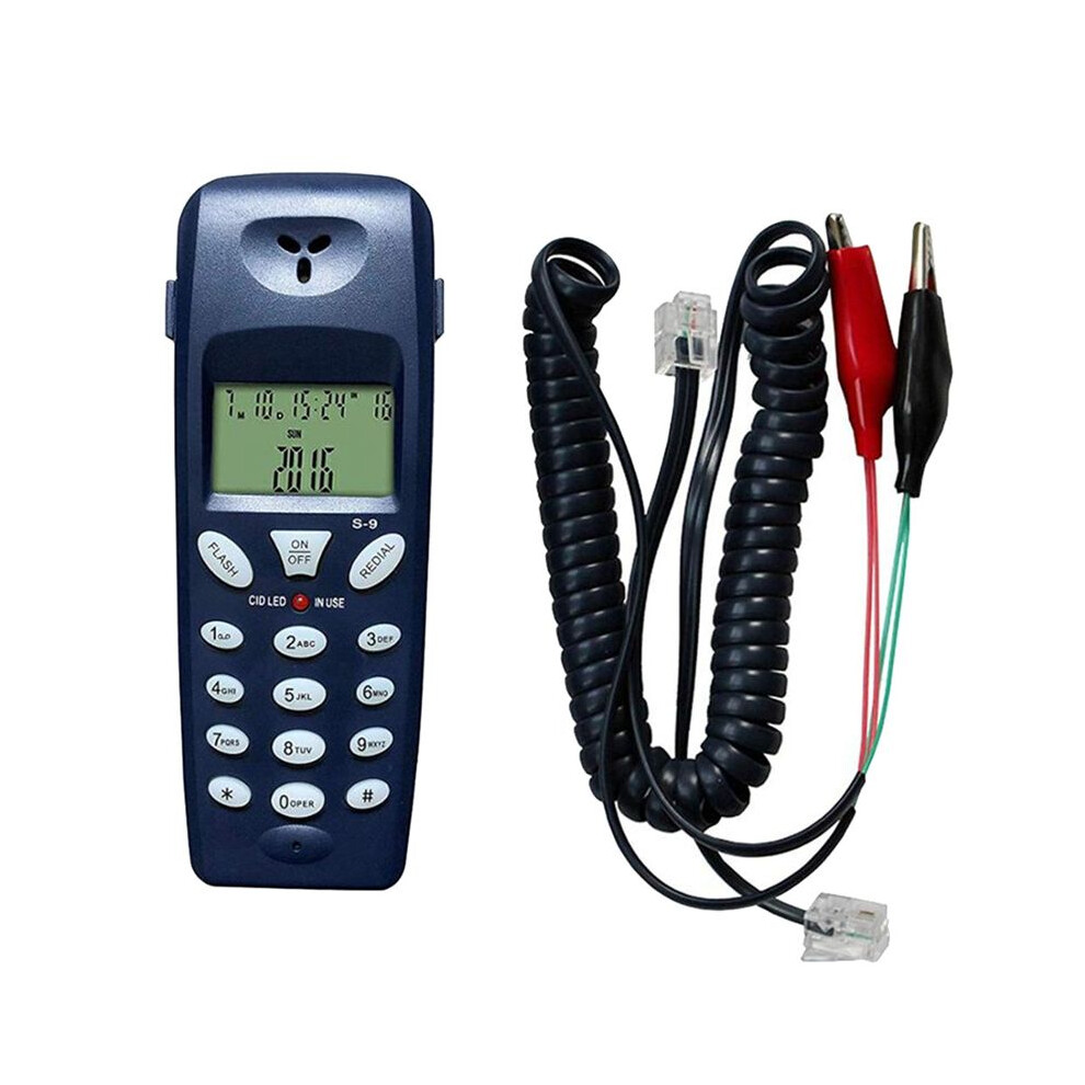 Corded Telephon Butt Test Tester Tool Network Cable Set Test Device Check For Telephone Fault 6031244174169