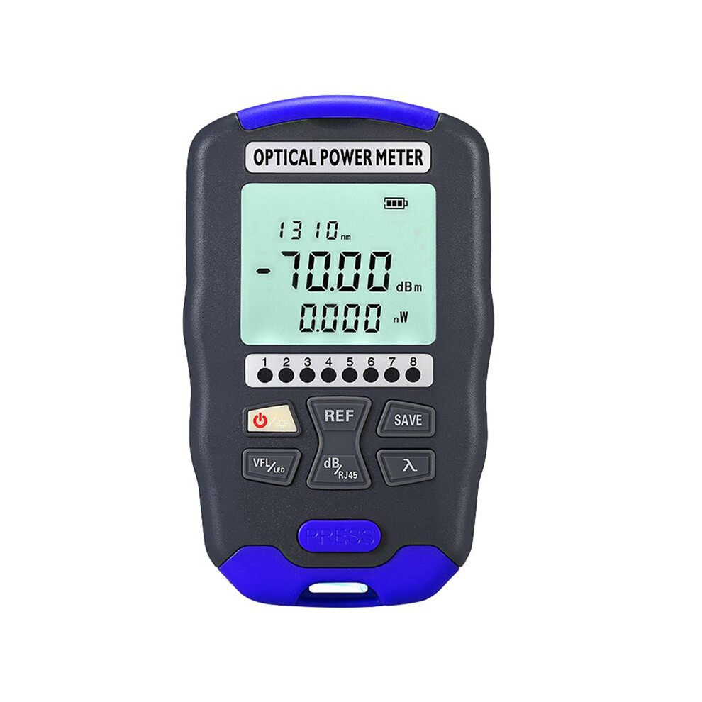 Optical Power Meter Fiber Optic Cable Tester -70 To +10Dbm 10Mw Sc/Fc/St Connector Aua-Dc70 Red/Light 6031035645540