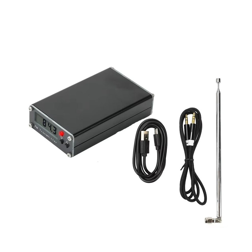 2000M 0.5W Fm Transmitter 76-108Mhz Lcd Digital Display Fm Stereo Transmitter Churches Car Radio Broadcast Campus Statio 6033319611098