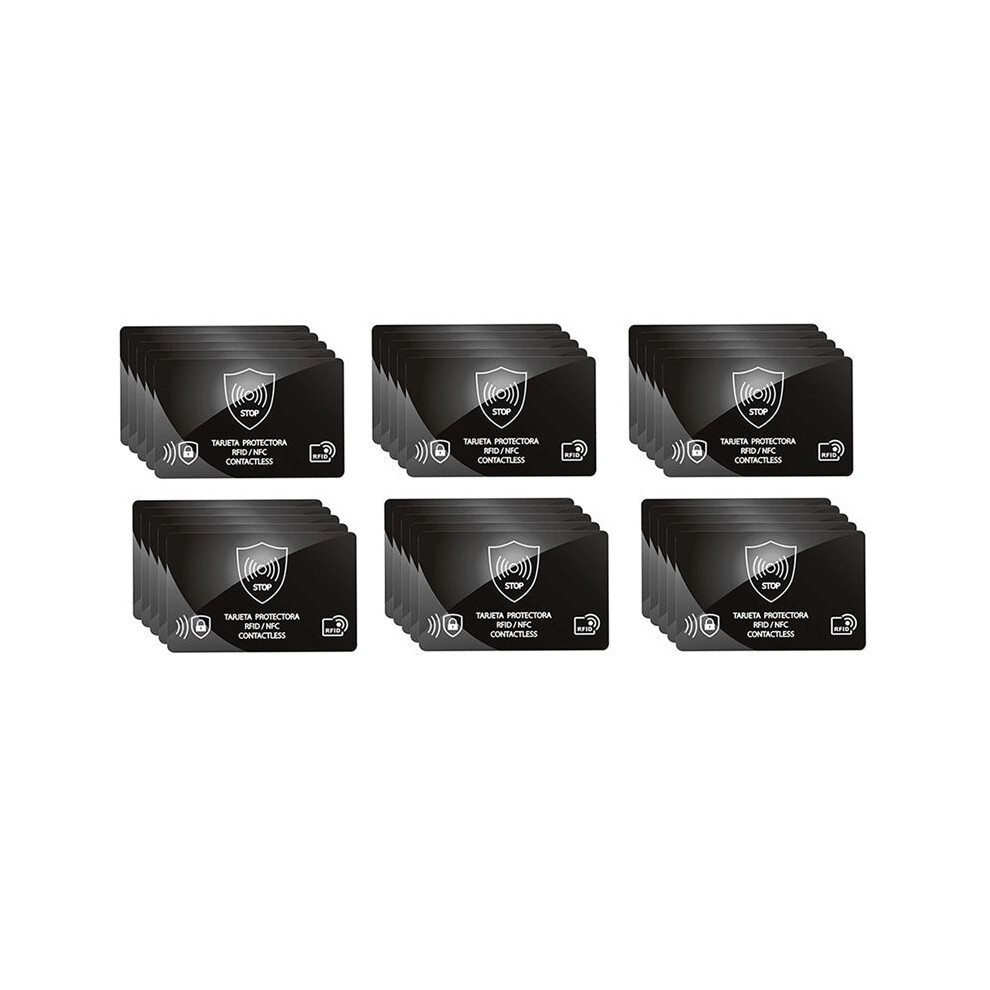 30Pcs Rfid Blocking Card Holder Nfc Anti-Theft Shield Case Ic Bank Card Protection Secure Wallet Blocker 6032948349020