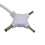 kenable Triple Head USB Power Cable DC 2.5mm 3mm & 3.5mm DC Jack 1.5m 3