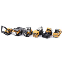 6 StüCke Legierung Enginee Ring Auto Modell 6 im 1 1:64 Metalldruckguss Enginee Ring Spielzeug Fahrzeug Auto Spielzeug Kipper Gabelstapler Bagger