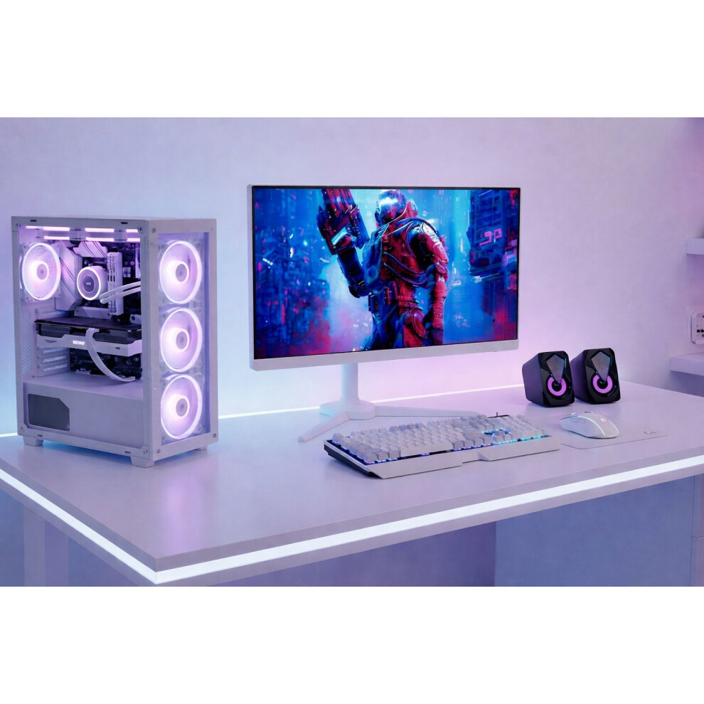 Fast Gaming Pc Bundle Intel Core I7 Rtx3050 6Gb 16Gb Ram 512Gb Ssd 1Tb Hdd 22" M 659475039697