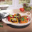 Durable 24cm Round Glazed Stoneware Casserole Dish 1