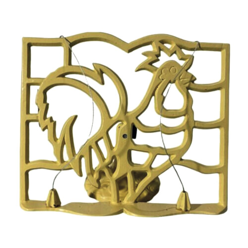 Stylish Cast Iron Cockerel Cookbook Stand Holder