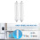 DA29-10105J Inline Water Filter Refrigerator Filter Element Coconut Shell Activated Carbon Rod Filter Element 2 Pcs 4