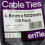 enTie Black Cable Ties 4.8mm x 500mm Nylon 66 UL Approved [100 Pack] 2