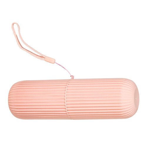 Toothbrush Cup Pink 19.5x6x5.5 cm Ample Capacity