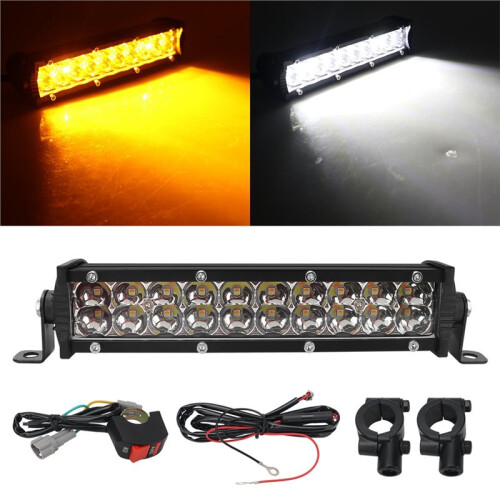 High-Brightness LED Spotlight Kit with Mounting Bracket  Wiring for    Dirt Pit Bike 1