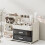 Drawer Style Makeup Storage Box Dormitory Organizer Plastic Cosmetics Skincare Dressing Table Desktop Sundrie Container 6