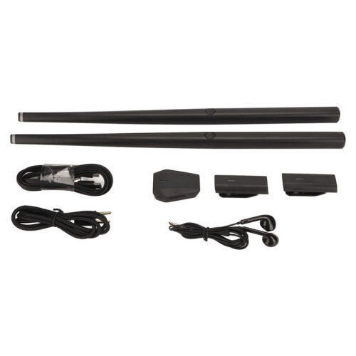 Virtual Reality Drum Set 2 Modes Air Drum Sticks Set Simulation MIDI Support Low Noise Stand Adapter with Lessons 1