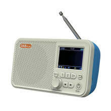 C10 2,4 Inch Kleuren LCD-Scherm Wekker DAB DAB+ FM -Uitzendradio Ondersteunt TF-Kaart MP3-Speler