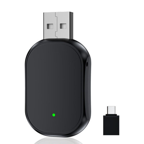 USB Type C 2 in 1 Wireless Carplay Android Auto Adapter Wireless Car Adapter Convert Wired Android Auto to Wireless 1