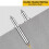 300PCS Double-Headed Skirting Nails - Solid Wood Baseboard Fasteners with Sleeve Tool 4