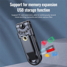 1080P Camera with Back Clip Portable Digital Video Recorder Body Cam Infrared Night Vision Small Bike Camcorder