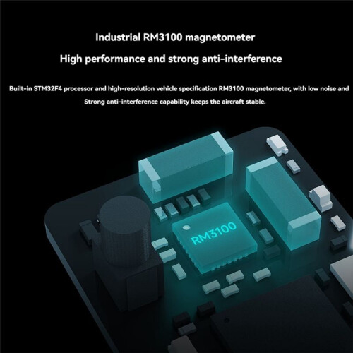 DroneCan High Precision Magnetic C-Compass RM3100 External Compass Support APM/PX4 for Pixhawk and Autopilot 2