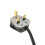 kenable 6 Gang Way UK Trailing Socket Mains Power Extension Lead Black  3m 3