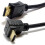 kenable HDMI 1.4 High Speed 3D TV Right Angle to Straight Plug Cable 5m 1