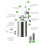 CO2 Generator Insertion Electromagnetic Valve Bubble Gauge Fish Tank  Material Reaction CO2 Generator Set 2L EU Plug 1