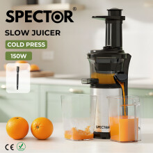 Spector Cold Press Slow Juicer Easy Clean Blk