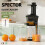 Spector Cold Press Slow Juicer Easy Clean Blk 1