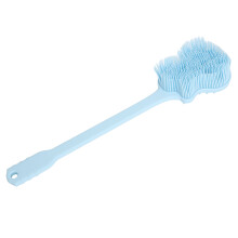 Gentle Massage Nodules Back Scrubber, Double Sided Shower Brush With Non Slip Handle Food Grade Silicone Body Brush For Deep Cleaning And Skin
