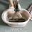 Collapsible Mop Bucket, Khaki, Large Capacity, PP 9