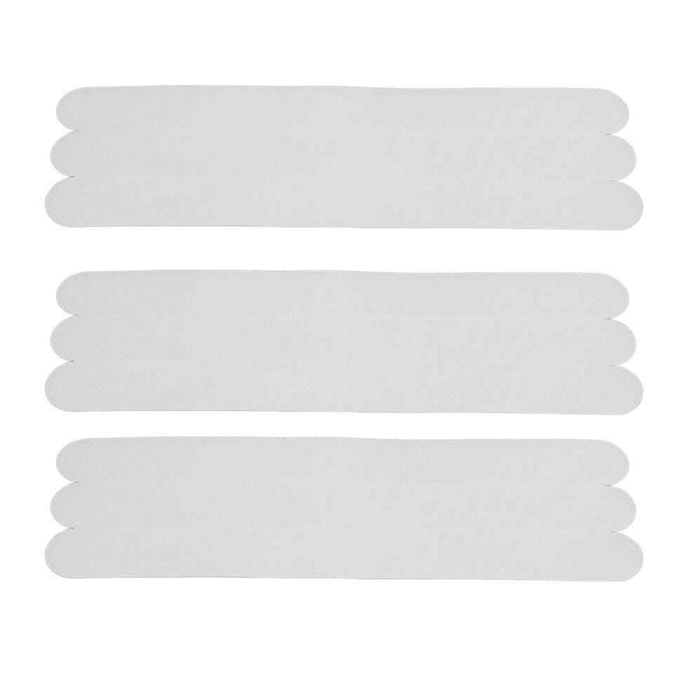Unisex 72Pcs Transparent Abs Anti Slip Stair Treads Tape, Indoor & Outdoor
