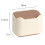 Cat Litter Box, Portable Bedpan, Removable Full-Closed for Cats/Rabbits, Beige 7