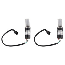 2X 8230-32080 SA8230-32080 Excavator Parts EC210 EC210B Excavator Hydraulic Pump Solenoid Valve for  EC290 240